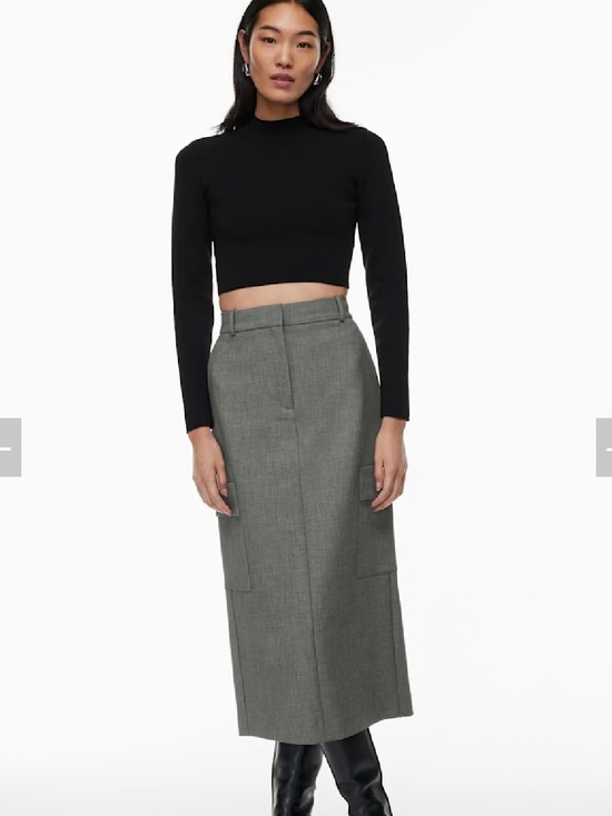 Babaton Dresses & Skirts - Aritzia Babaton Observer Cargo Pencil Skirt in Gray